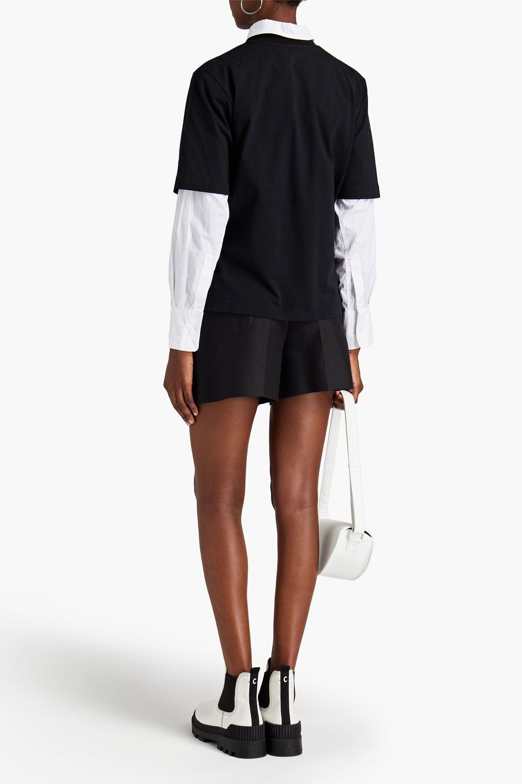 MARKUS LUPFER Nicola embroidered printed organic cotton-jersey T-shirt