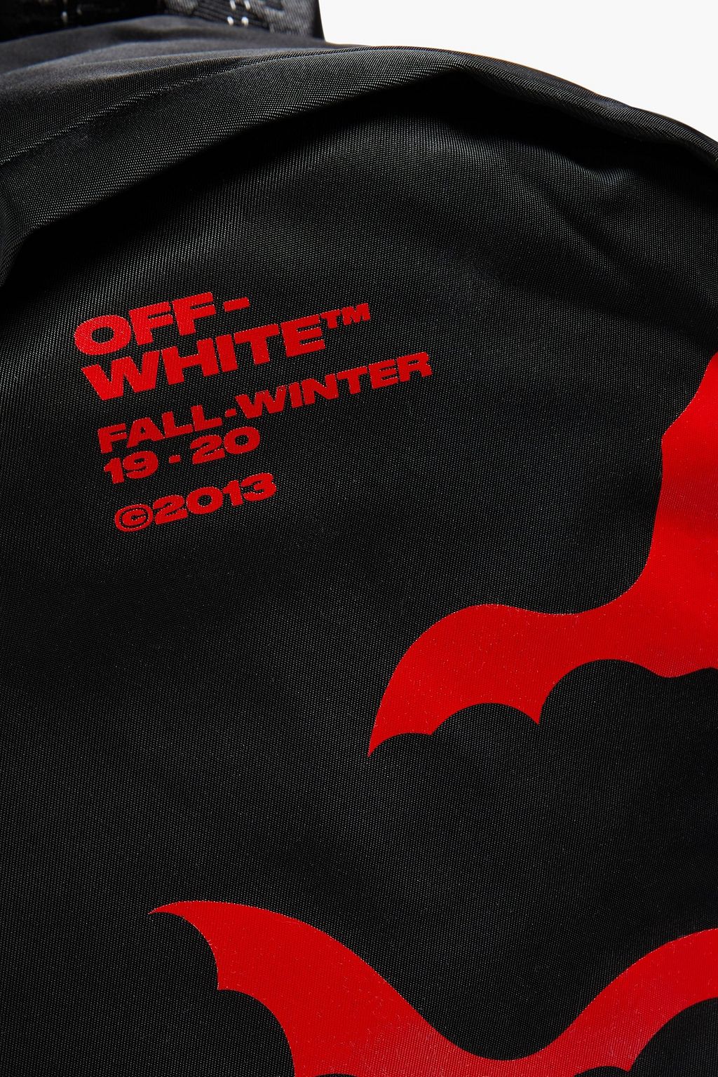 OFF-WHITE™ プリントウールツイル バックパック