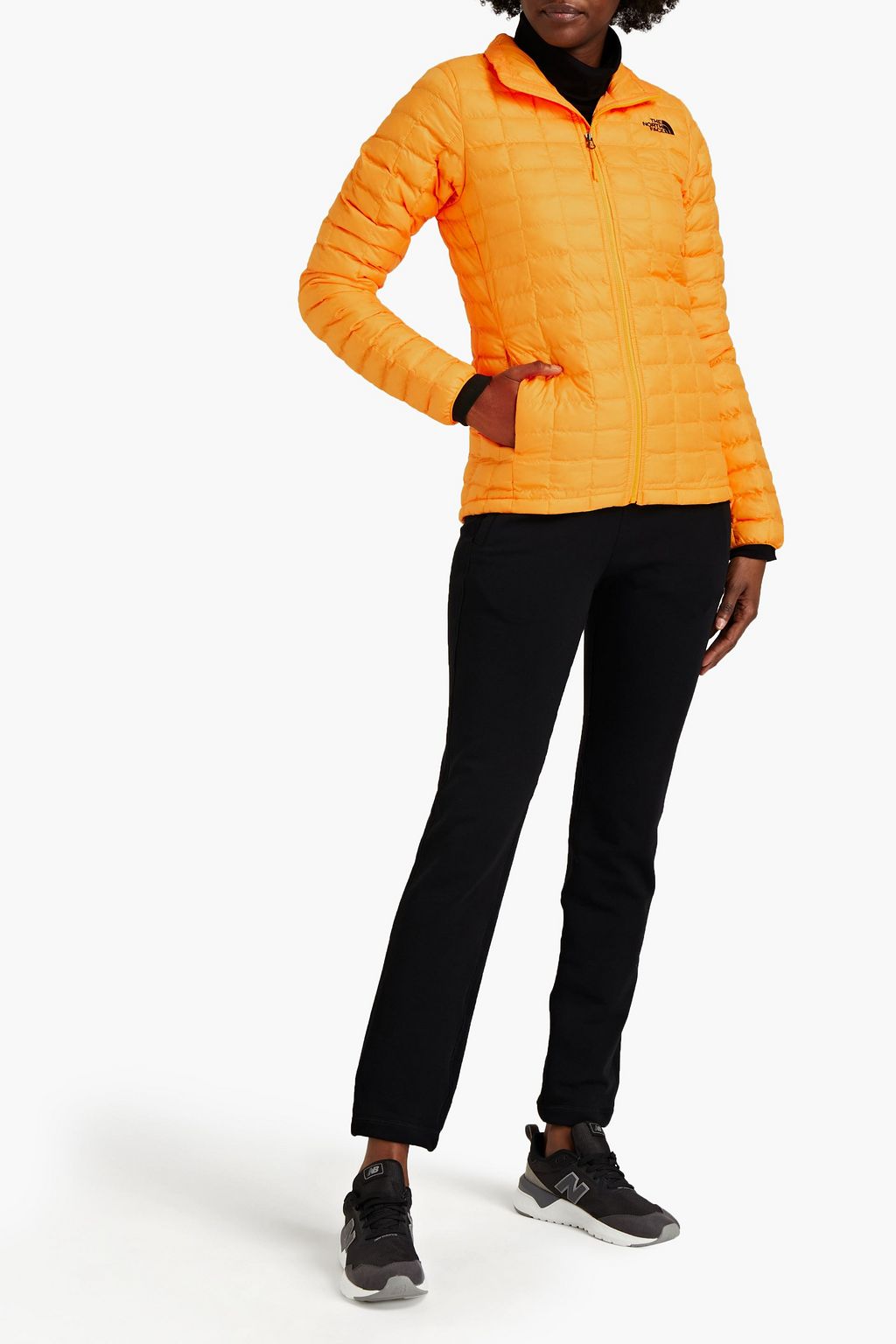 THE NORTH FACE Embroidered quilted shell jacket