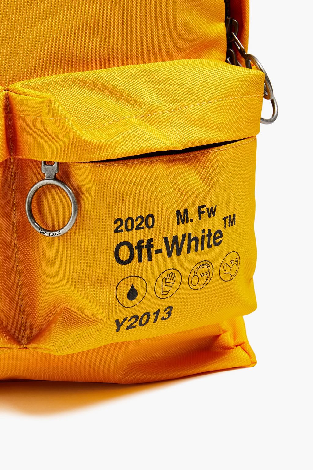 OFF-WHITE™ プリント キャンバス バックパック