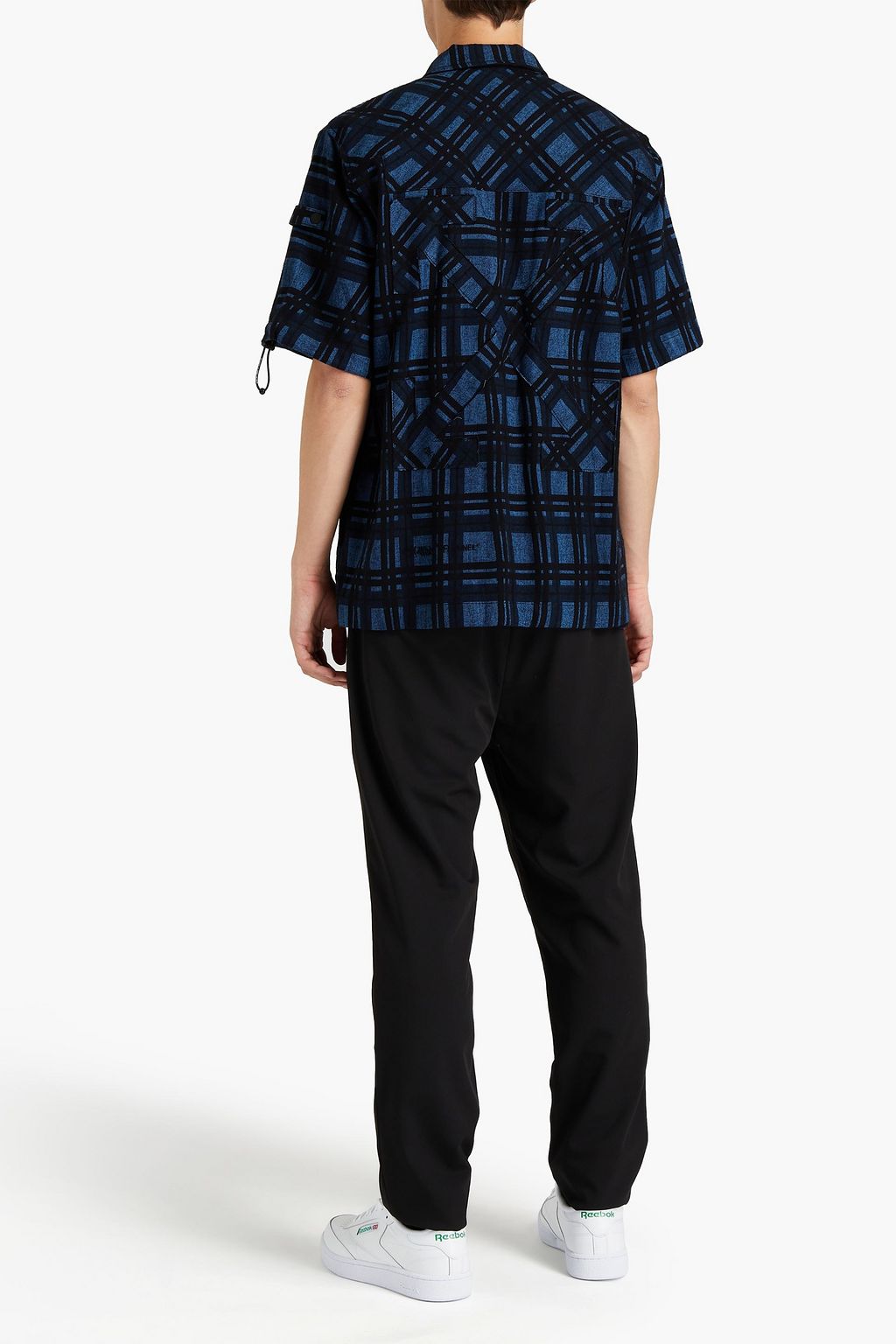 OFF-WHITE™ Checked cotton-flannel shirt