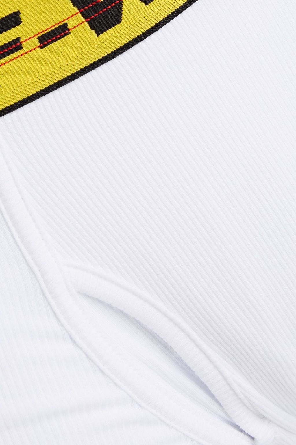 OFF-WHITE™ Monogram-trimmed ribbed stretch-cotton jersey boxer briefs