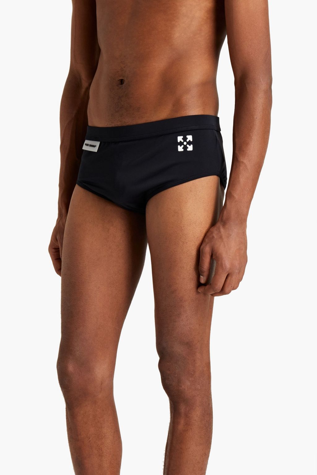 OFF-WHITE™ Appliquéd swim briefs