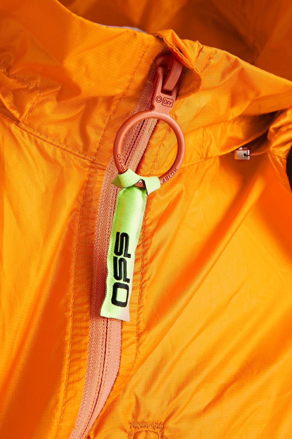 OFF-WHITE™ Convertible printed shell hooded jacket