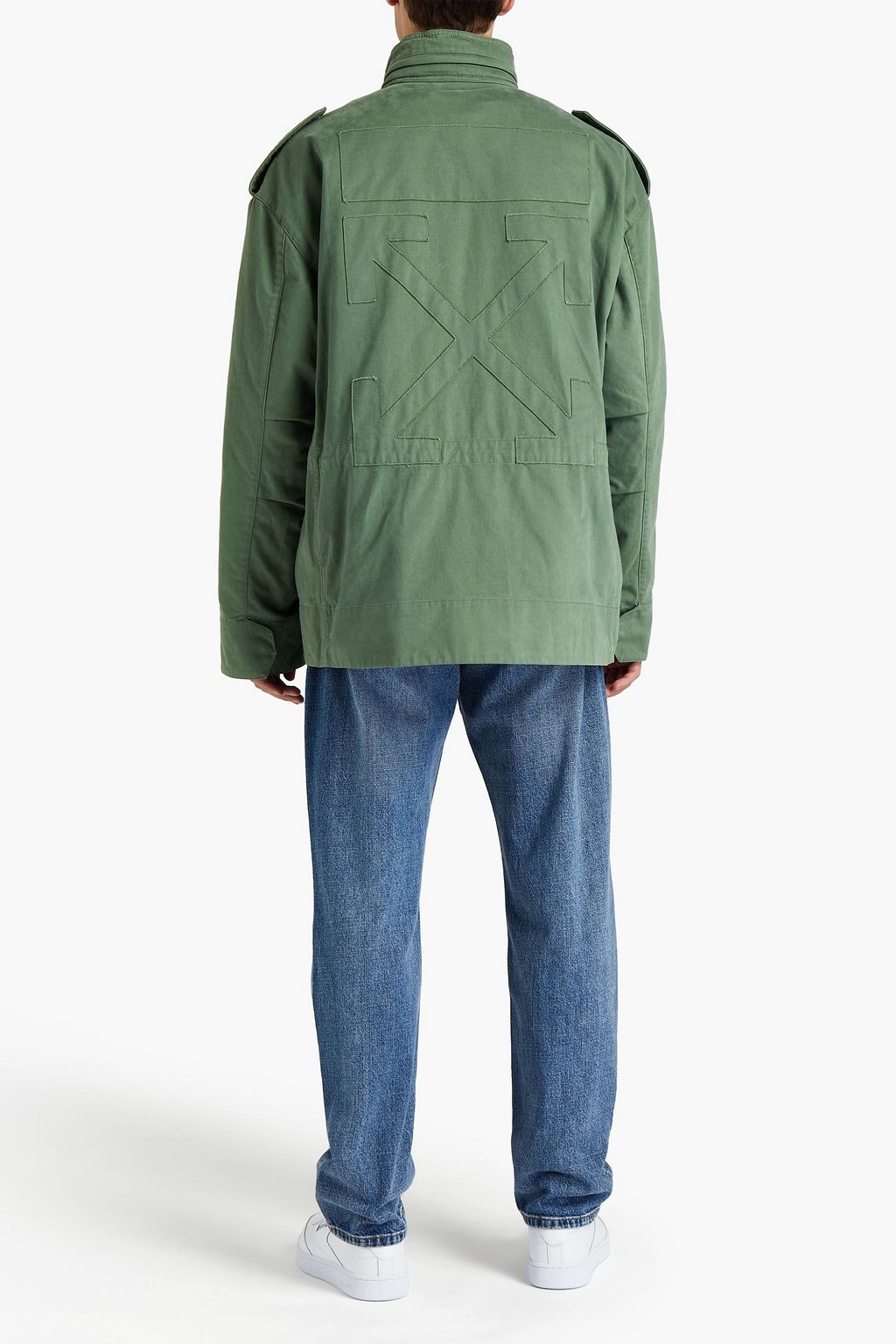 OFF-WHITE™ Jacke aus Baumwoll-Twill mit Print