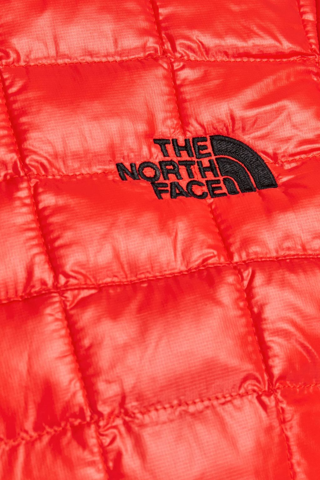 THE NORTH FACE Embroidered quilted shell hooded jacket