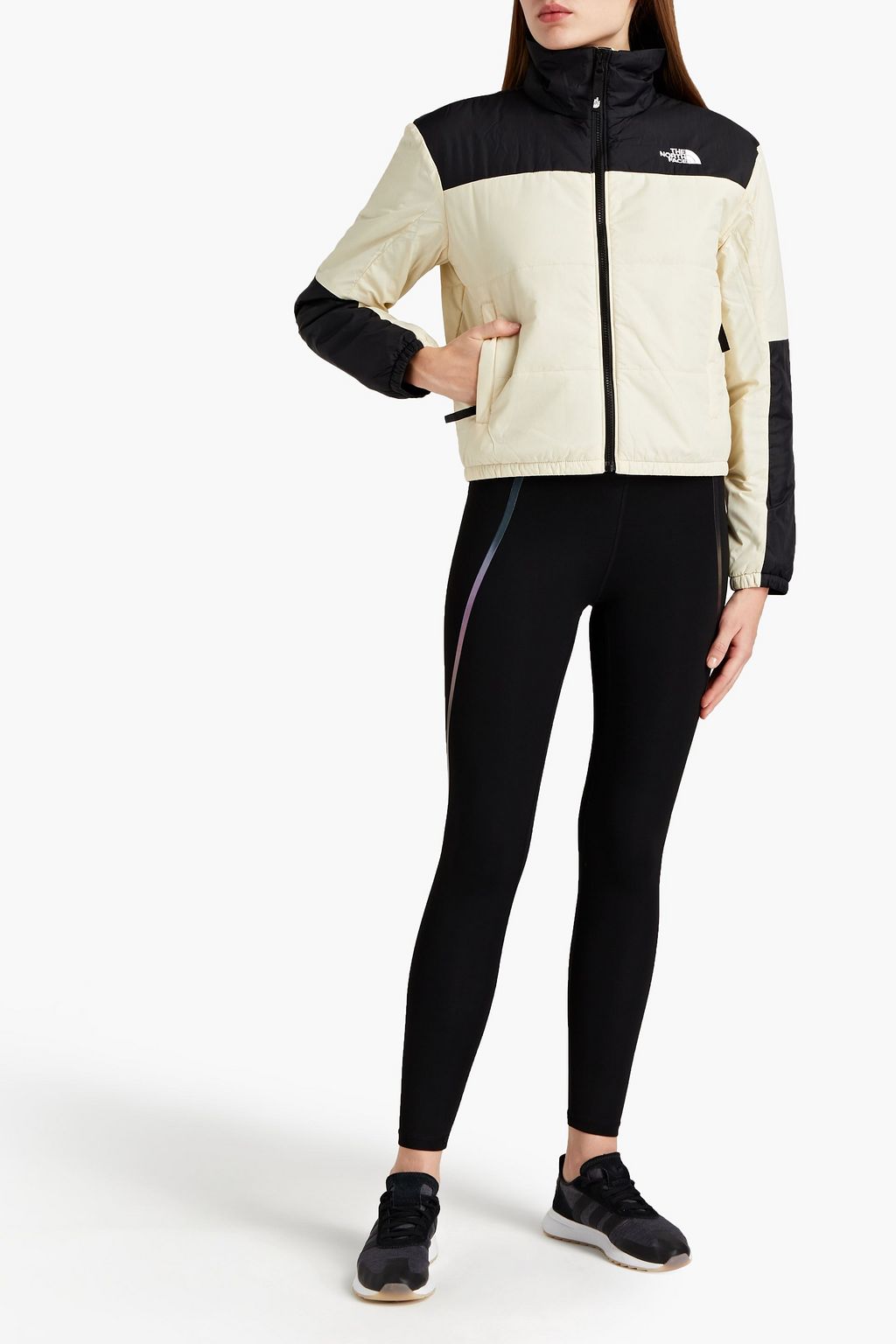 THE NORTH FACE Embroidered two-tone shell jacket