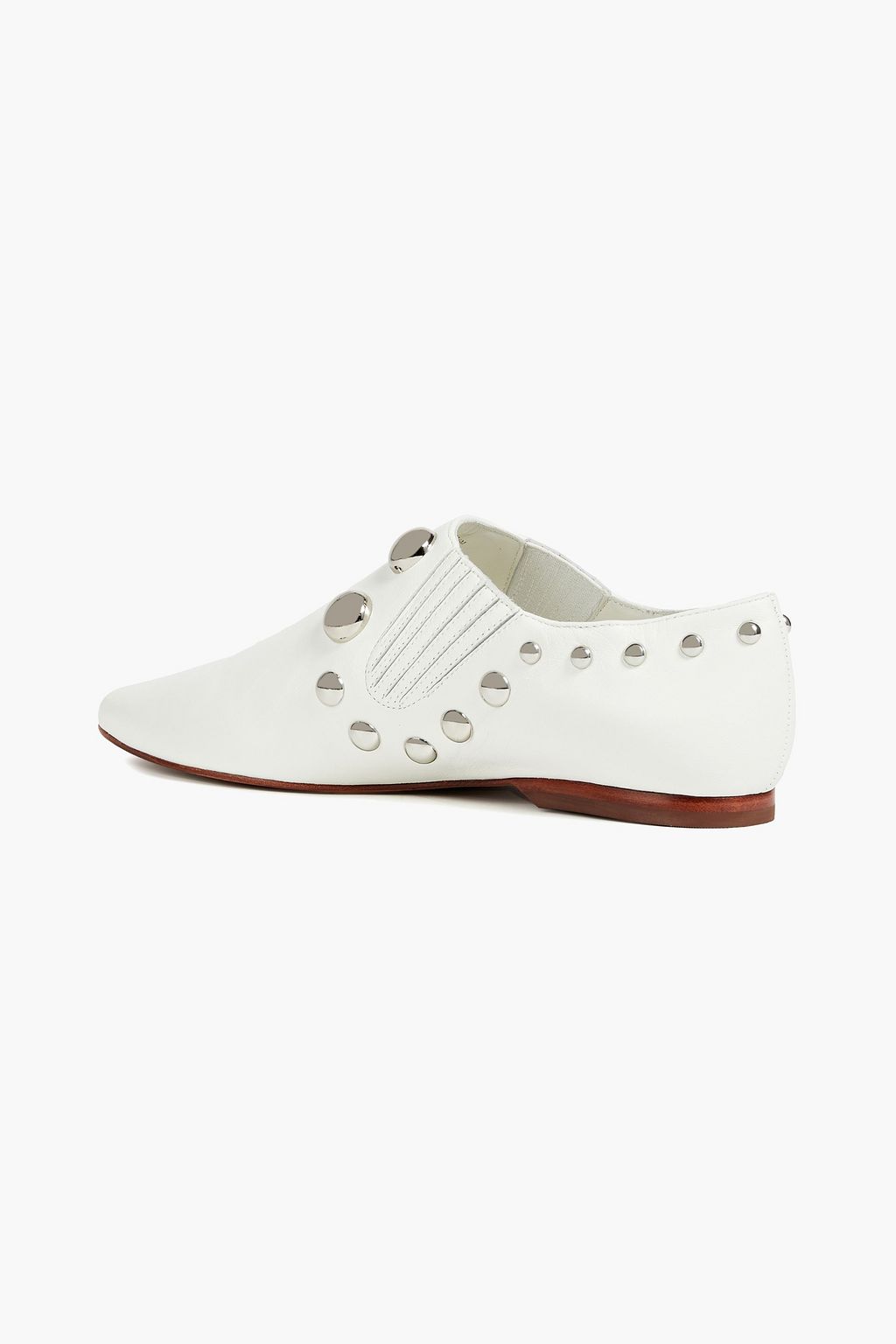 TORY BURCH Studded leather loafers
