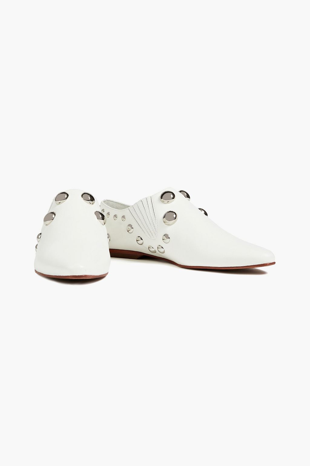 TORY BURCH Studded leather loafers