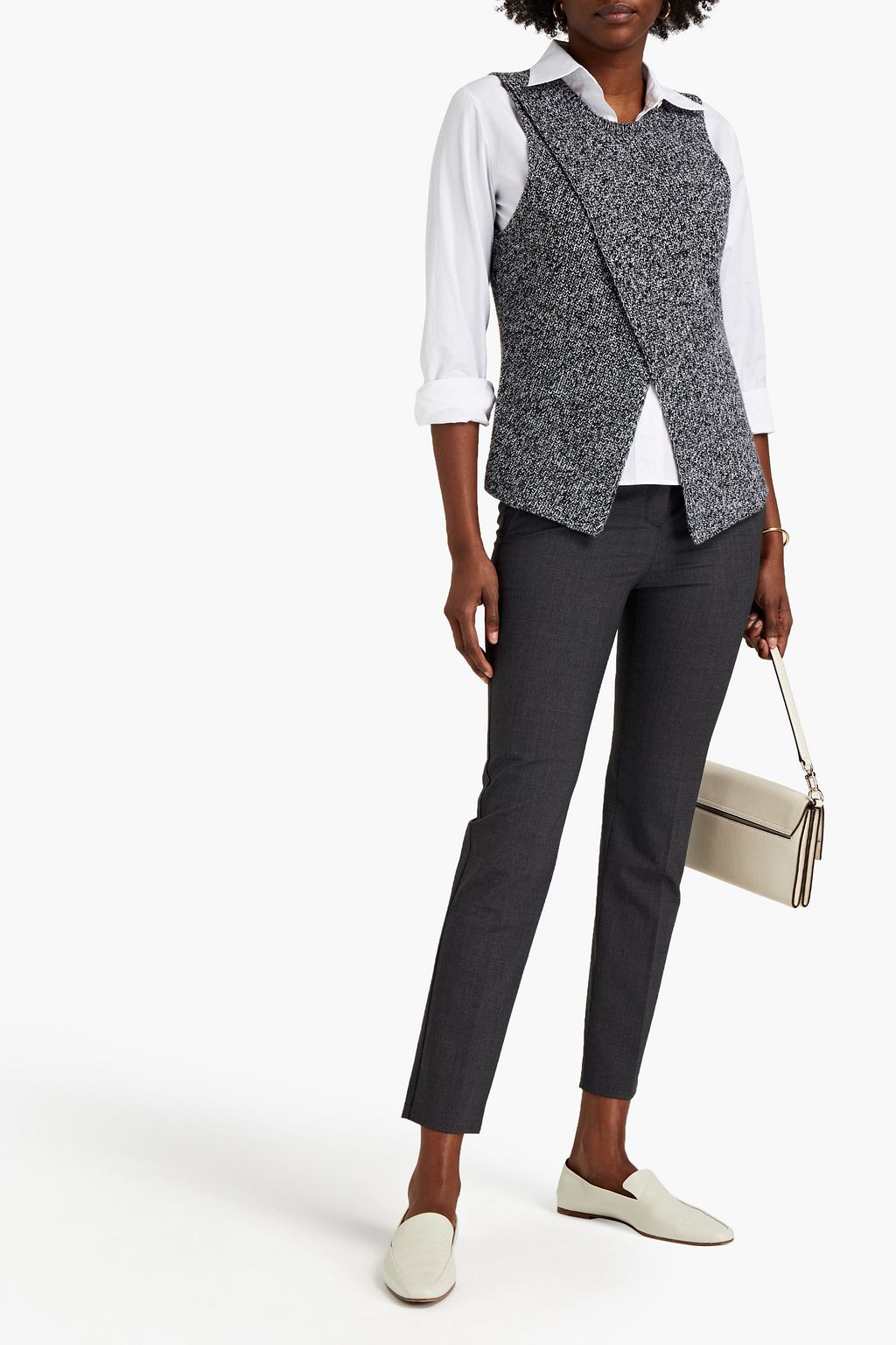 THEORY Testra stretch-wool straight-leg pants