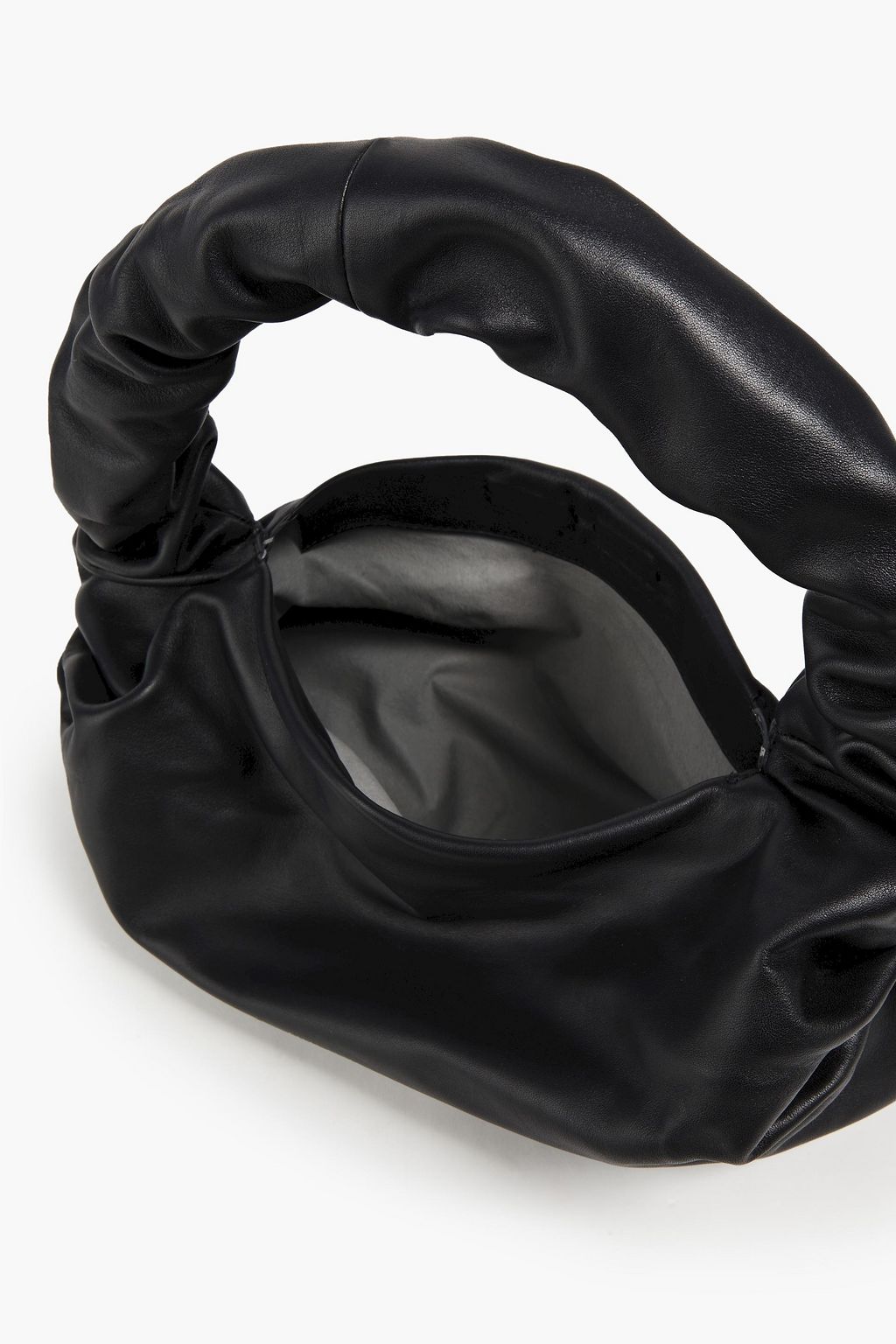 DANSE LENTE Lola gathered leather shoulder bag