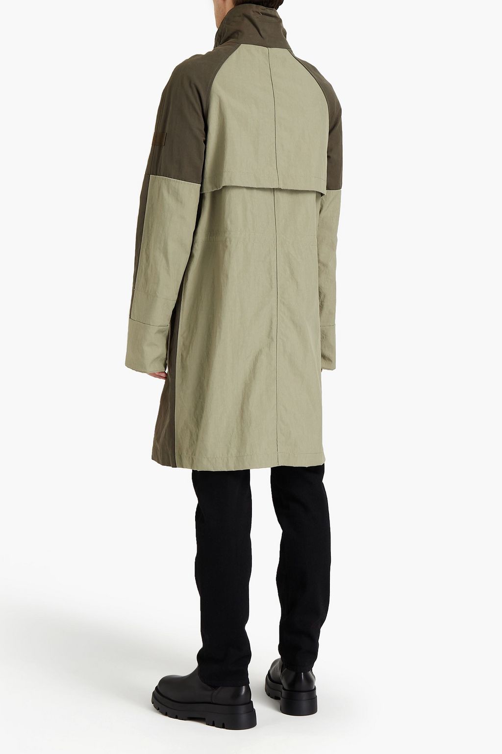 ARMY BY YVES SALOMON Cotton and linen-blend canvas trench coat