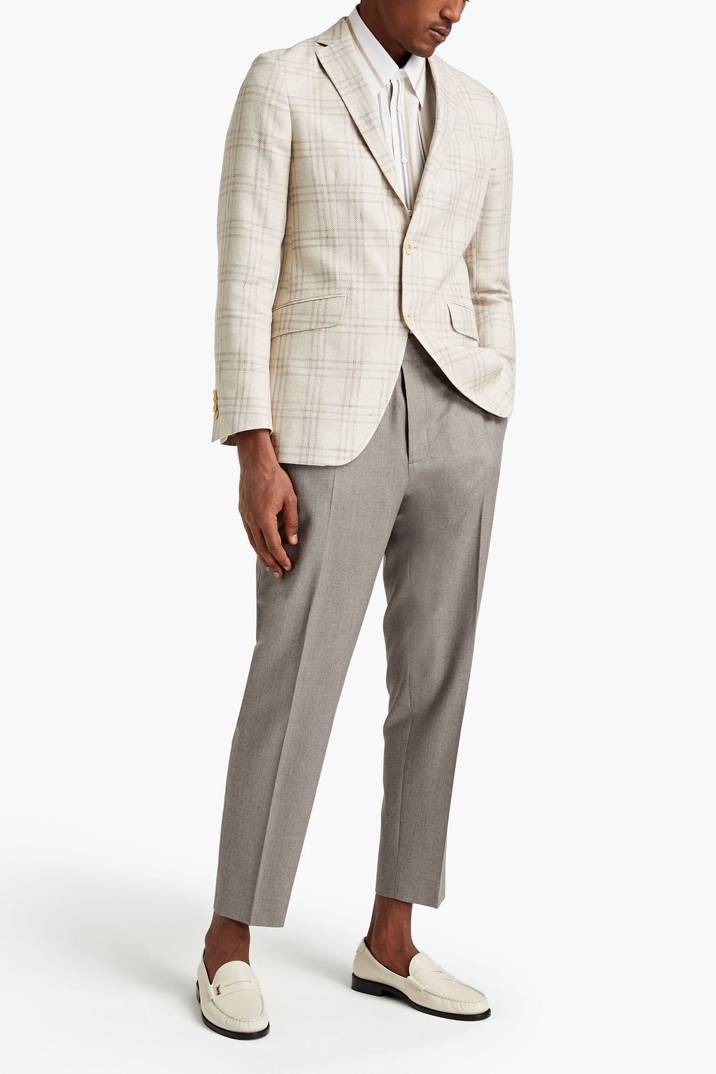 ETRO Cotton, linen and hemp-blend jacquard blazer