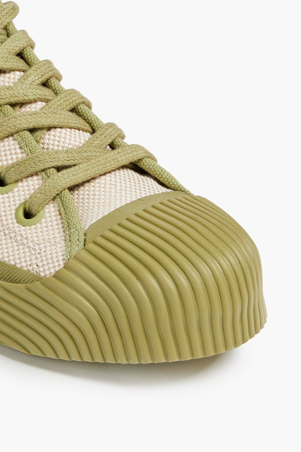 TORY BURCH Logo-appliquéd canvas sneakers