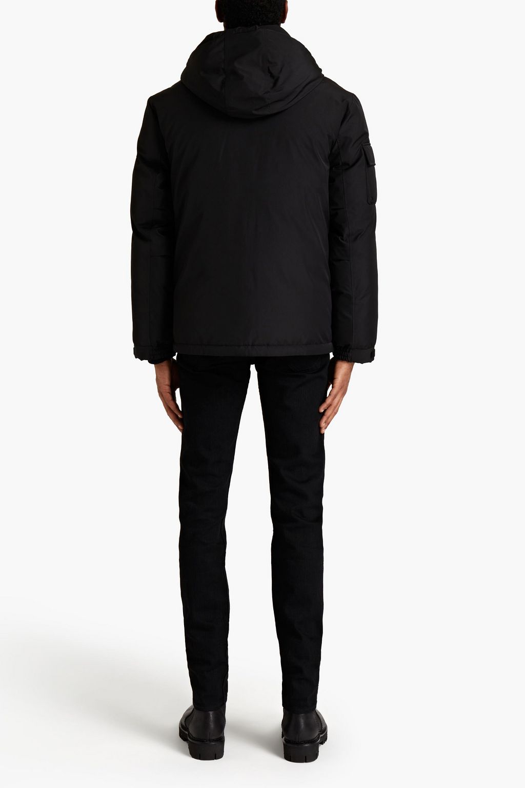 ARMY BY YVES SALOMON Woven hooded jacket