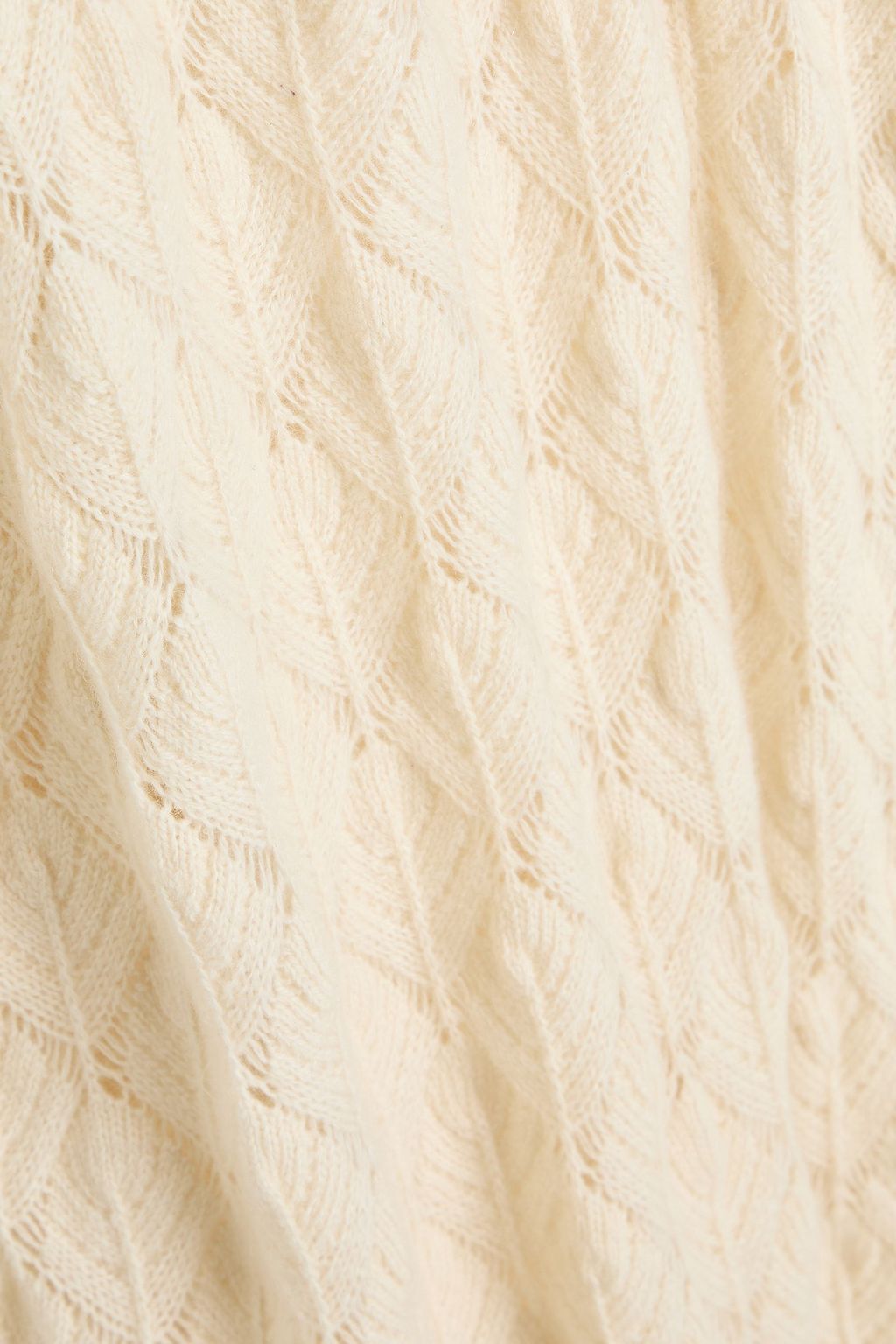 CHLOÉ Pointelle-knit cashmere midi dress