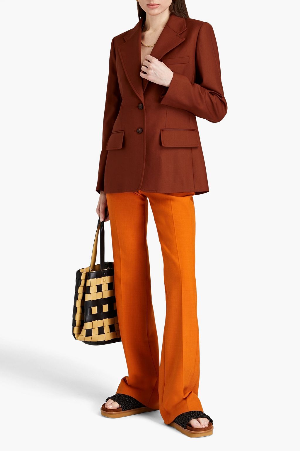 CHLOÉ Wool-crepe blazer