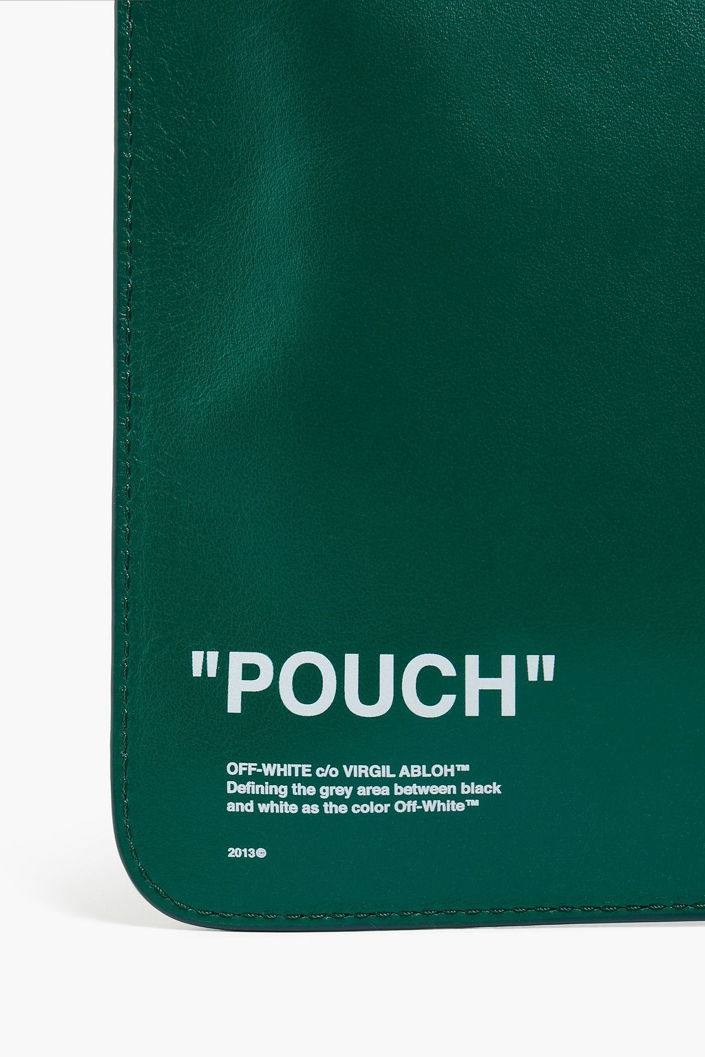 OFF-WHITE™ Printed leather pouch