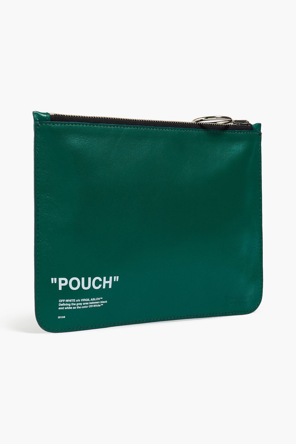 OFF-WHITE™ Printed leather pouch