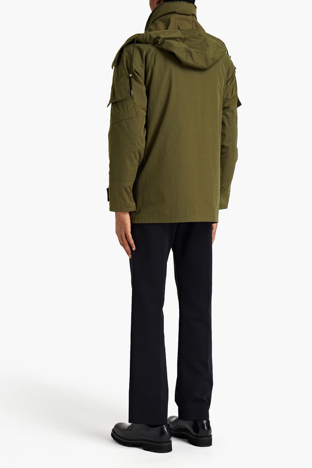 ARMY BY YVES SALOMON Cotton-blend twill hooded parka