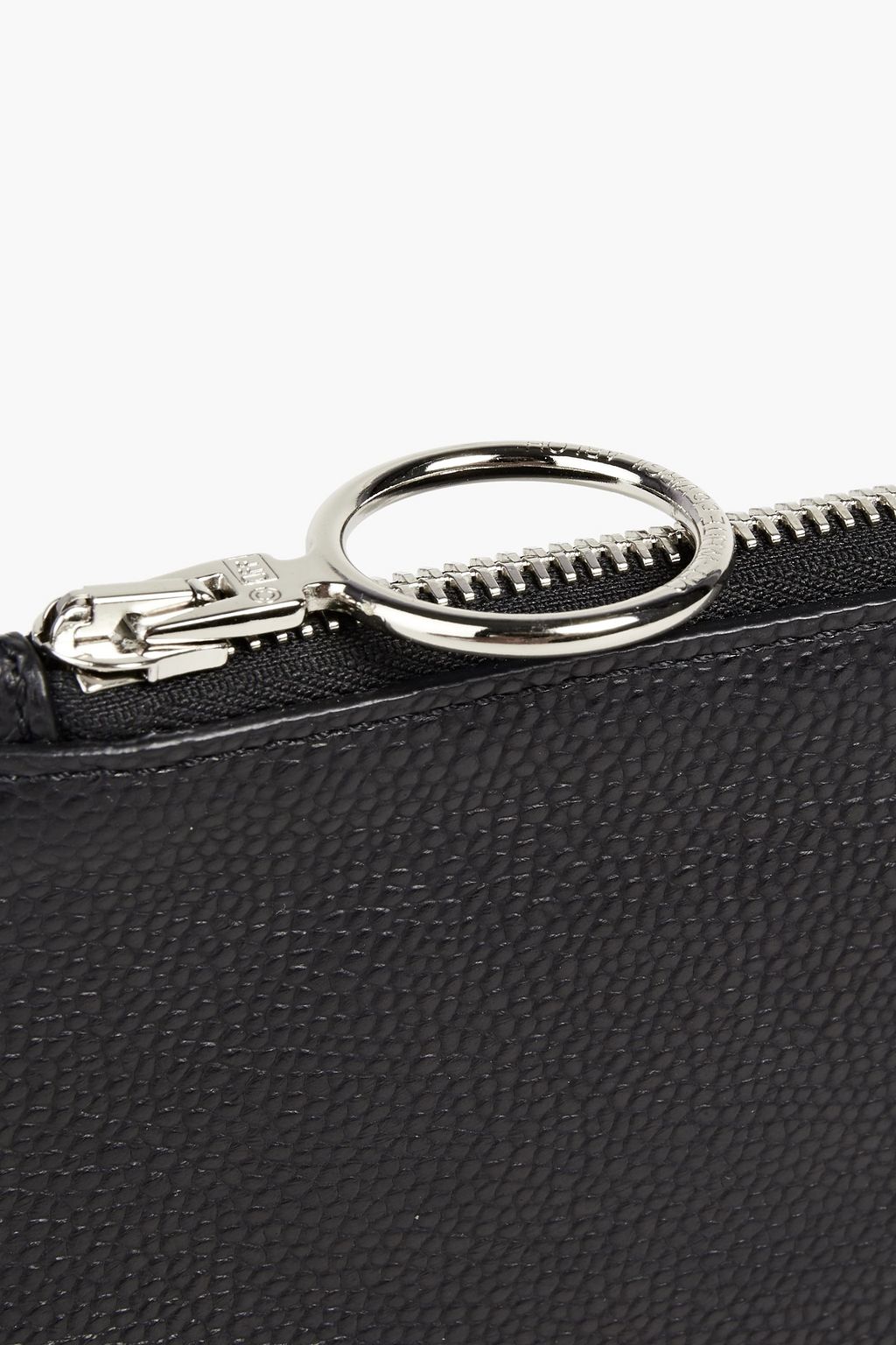 OFF-WHITE™ Printed textured-leather pouch