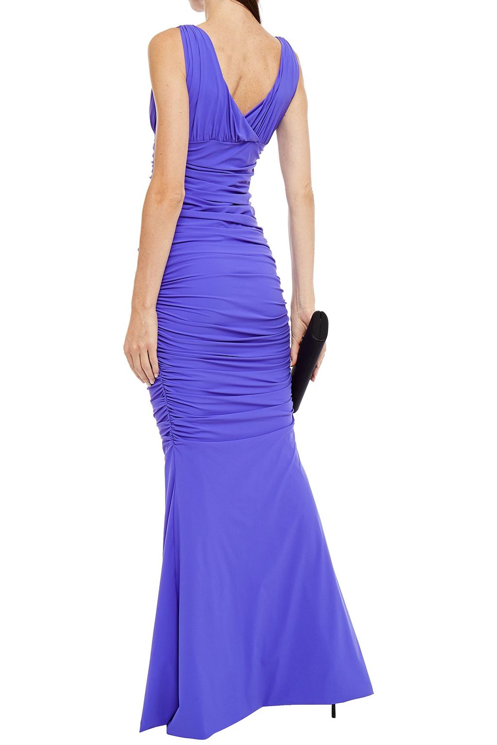 CHIARA BONI LA PETITE ROBE Ruched stretch-jersey gown