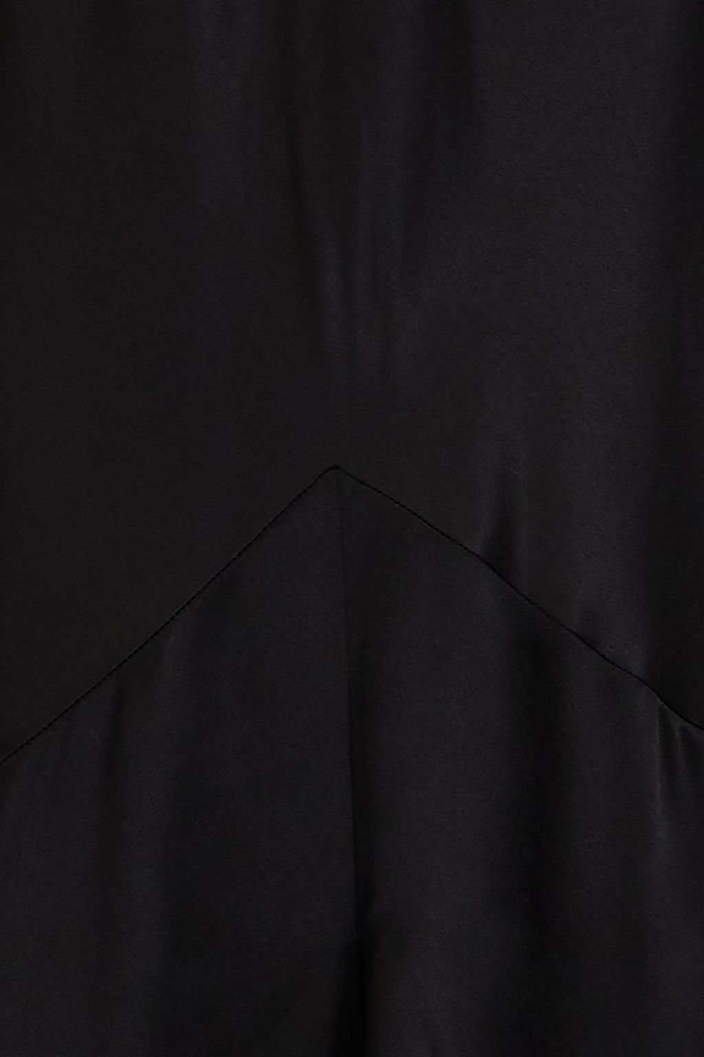 AMANDA WAKELEY Cutout lace-trimmed silk-satin maxi dress