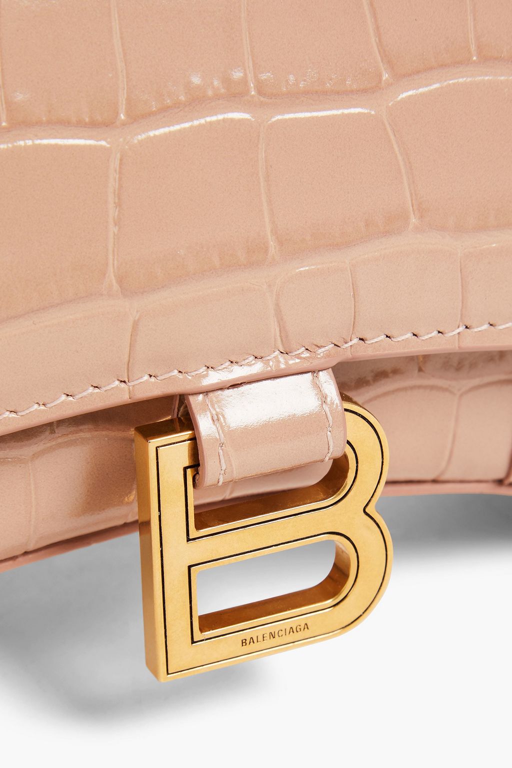 BALENCIAGA クロコ風レザー ウォレット