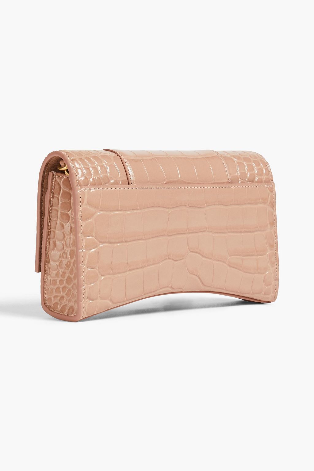 BALENCIAGA クロコ風レザー ウォレット