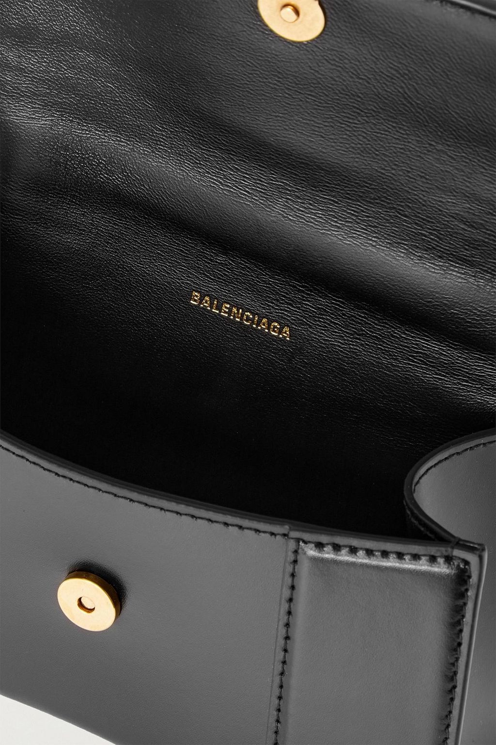 BALENCIAGA Hourglass XS leather tote