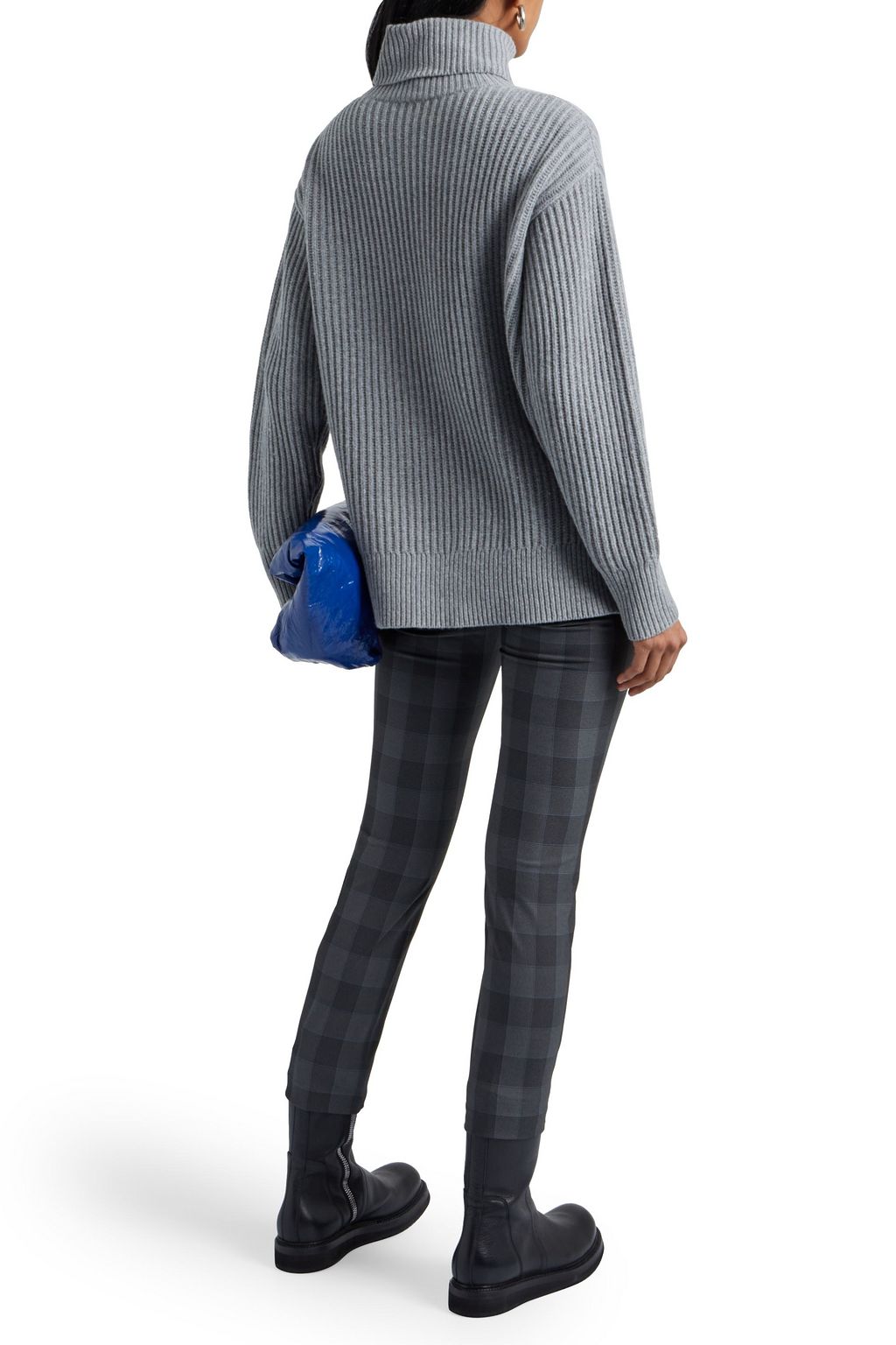 RAG & BONE Simone checked crepe skinny pants