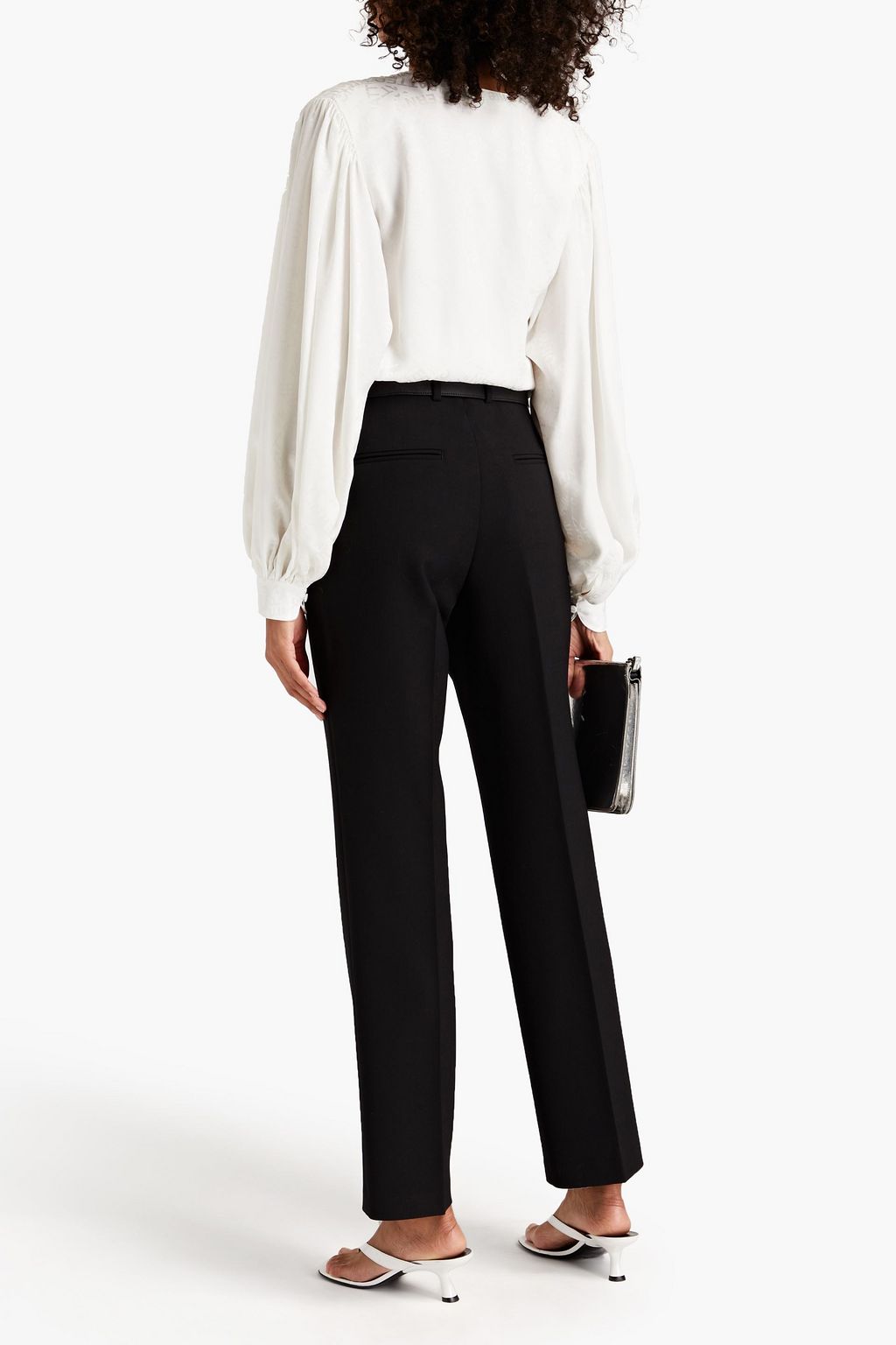 OFF-WHITE™ Printed flannel straight-leg pants
