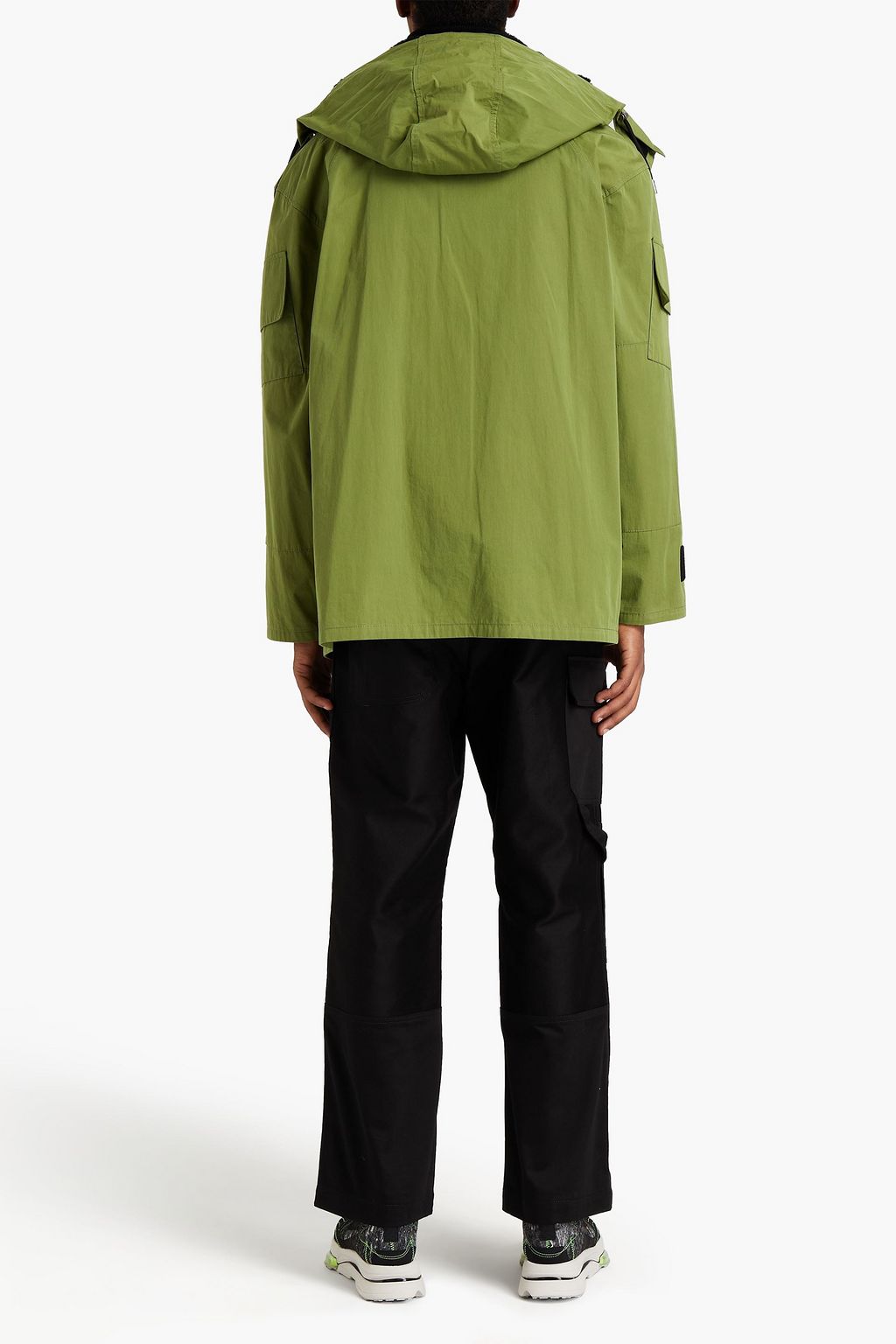 ARMY BY YVES SALOMON Shearling-lined cotton-blend gabardine hooded parka