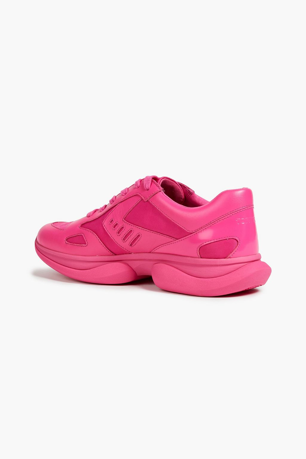 TORY SPORT Shell-paneled leather sneakers
