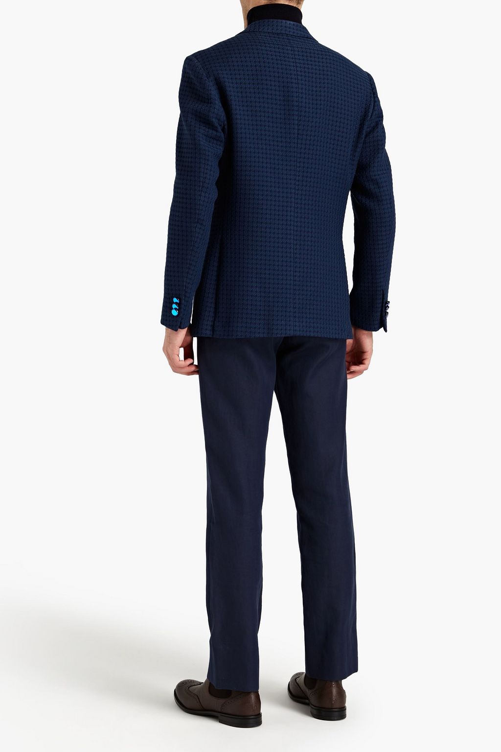 ETRO Slim-fit cotton-blend jacquard blazer