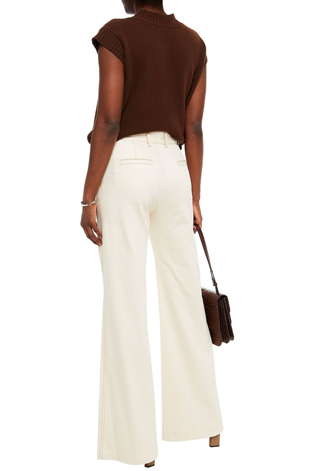 ROSETTA GETTY High-rise flared jeans