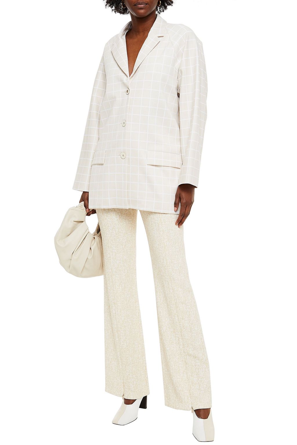ROSETTA GETTY Checked woven blazer