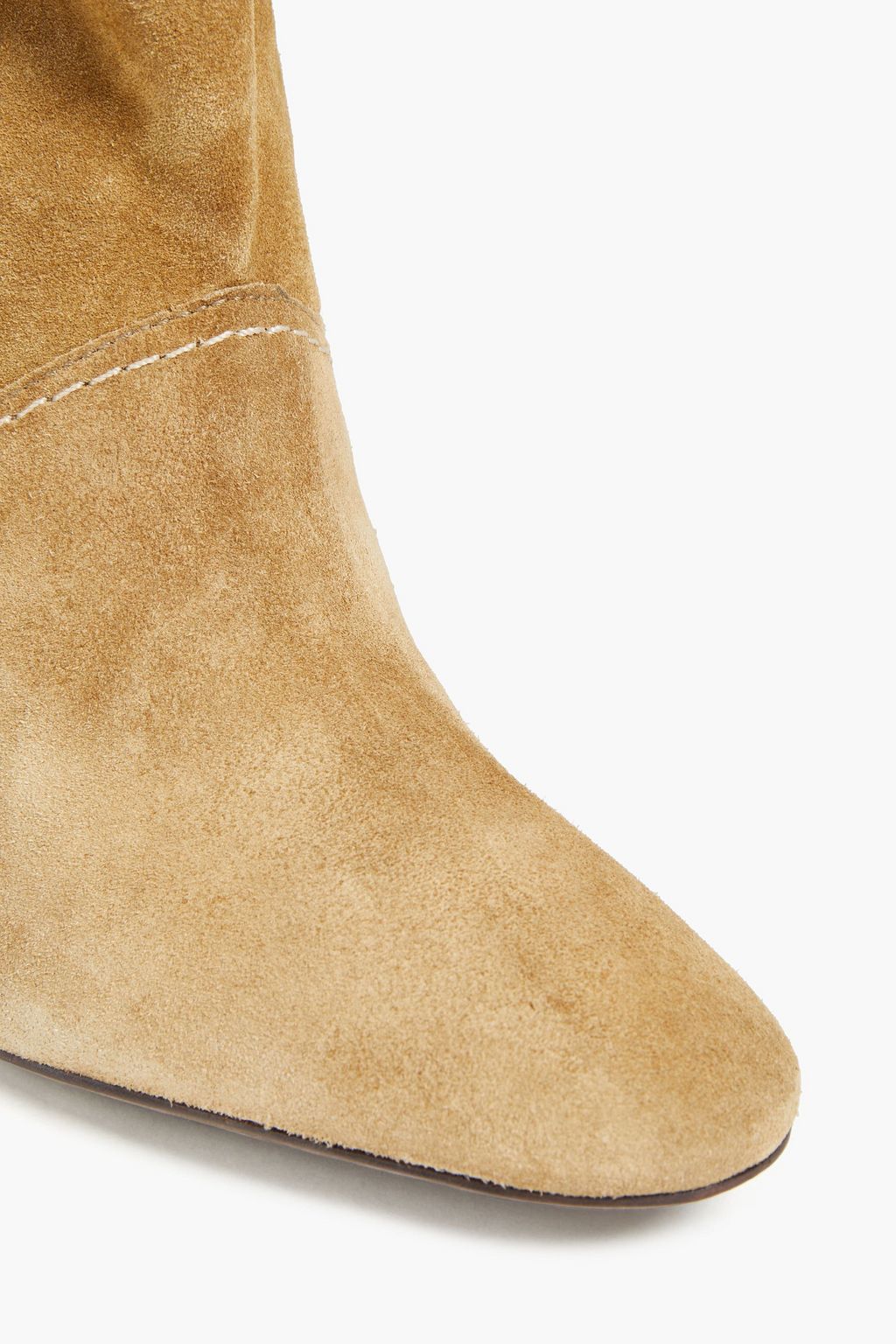 TORY BURCH Gigi 85 knotted suede ankle boots