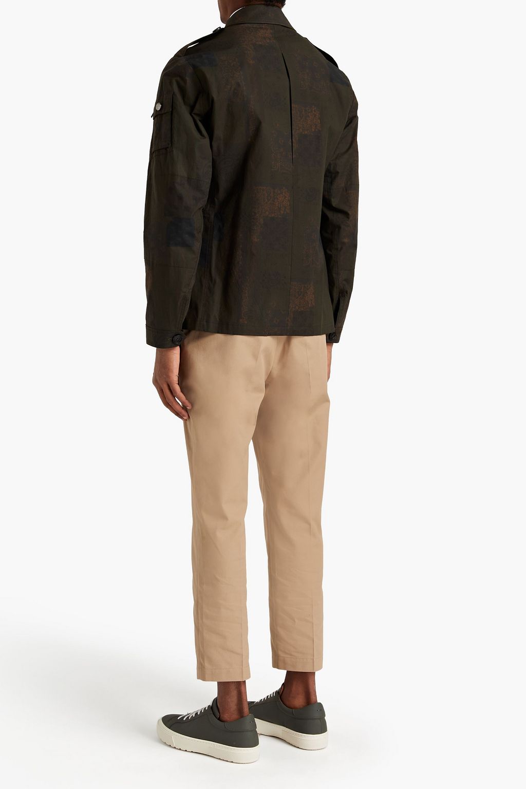 ETRO Paisley-print cotton-poplin field jacket