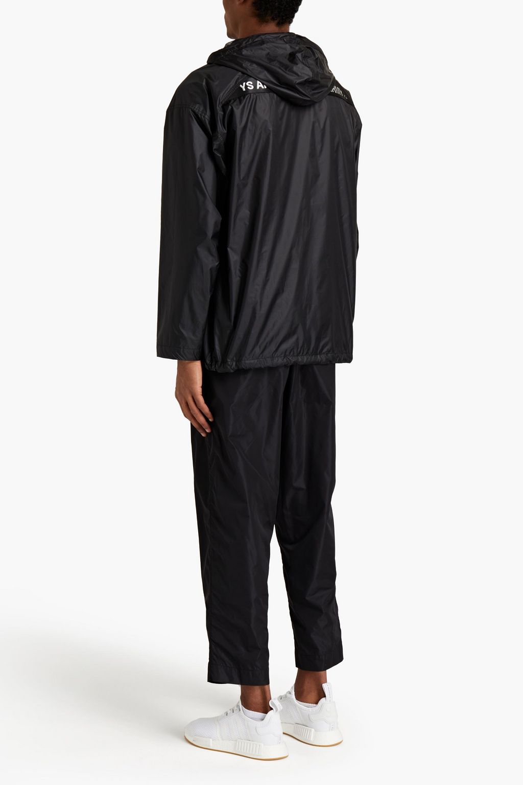 ARMY BY YVES SALOMON Metallic-trimmed shell hooded raincoat