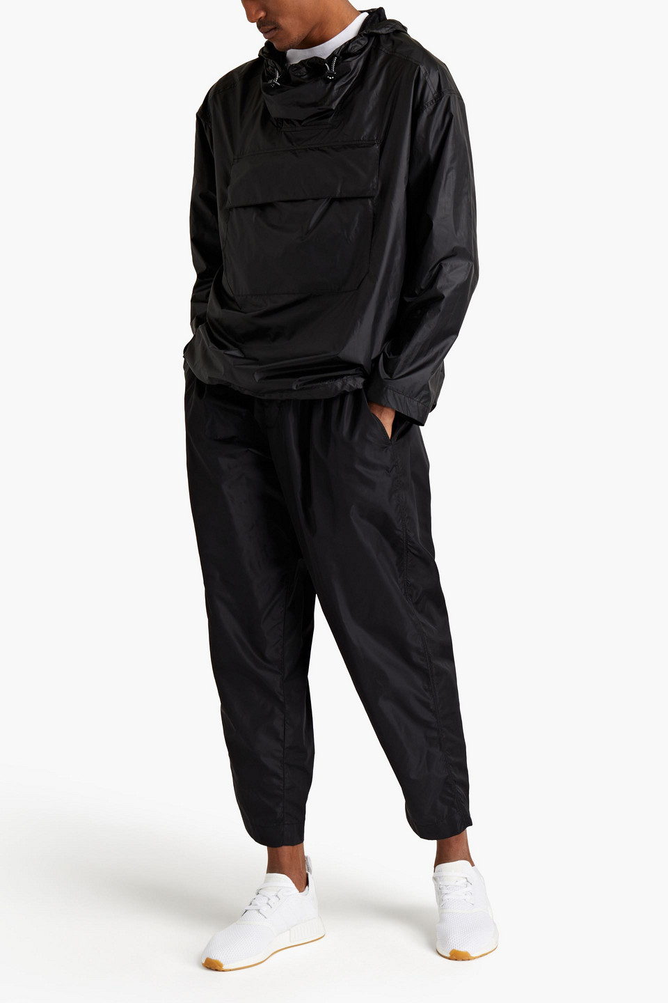 Yves Salomon Army By  Man Metallic-trimmed Shell Hooded Raincoat