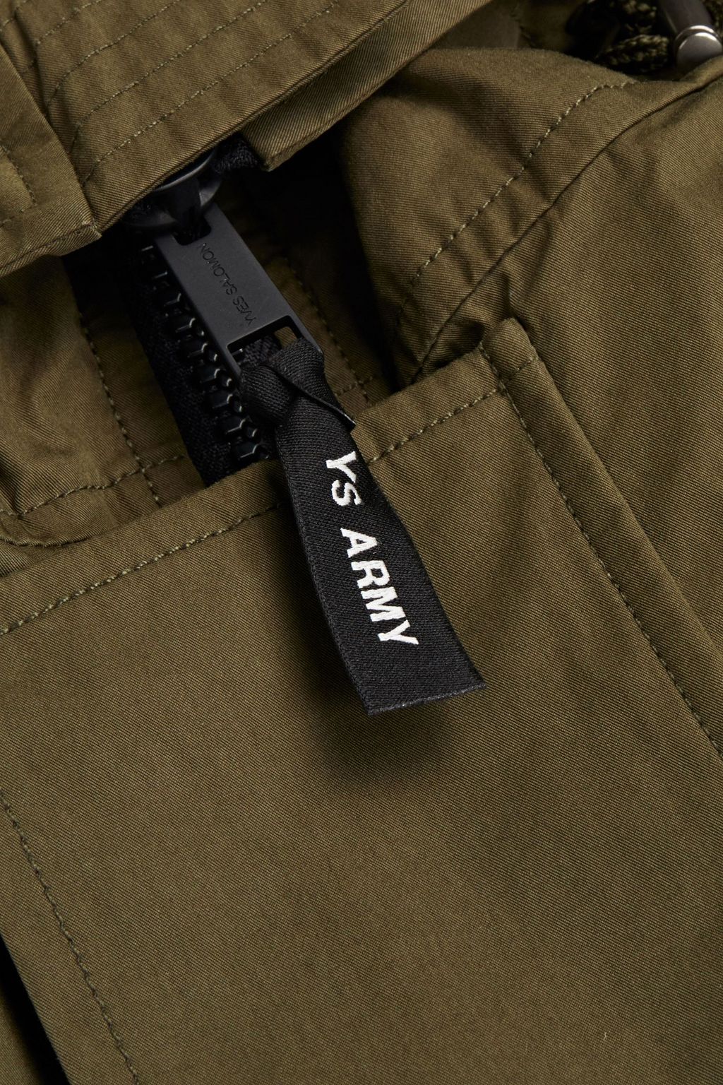 ARMY BY YVES SALOMON Cotton-blend gabardine hooded down parka