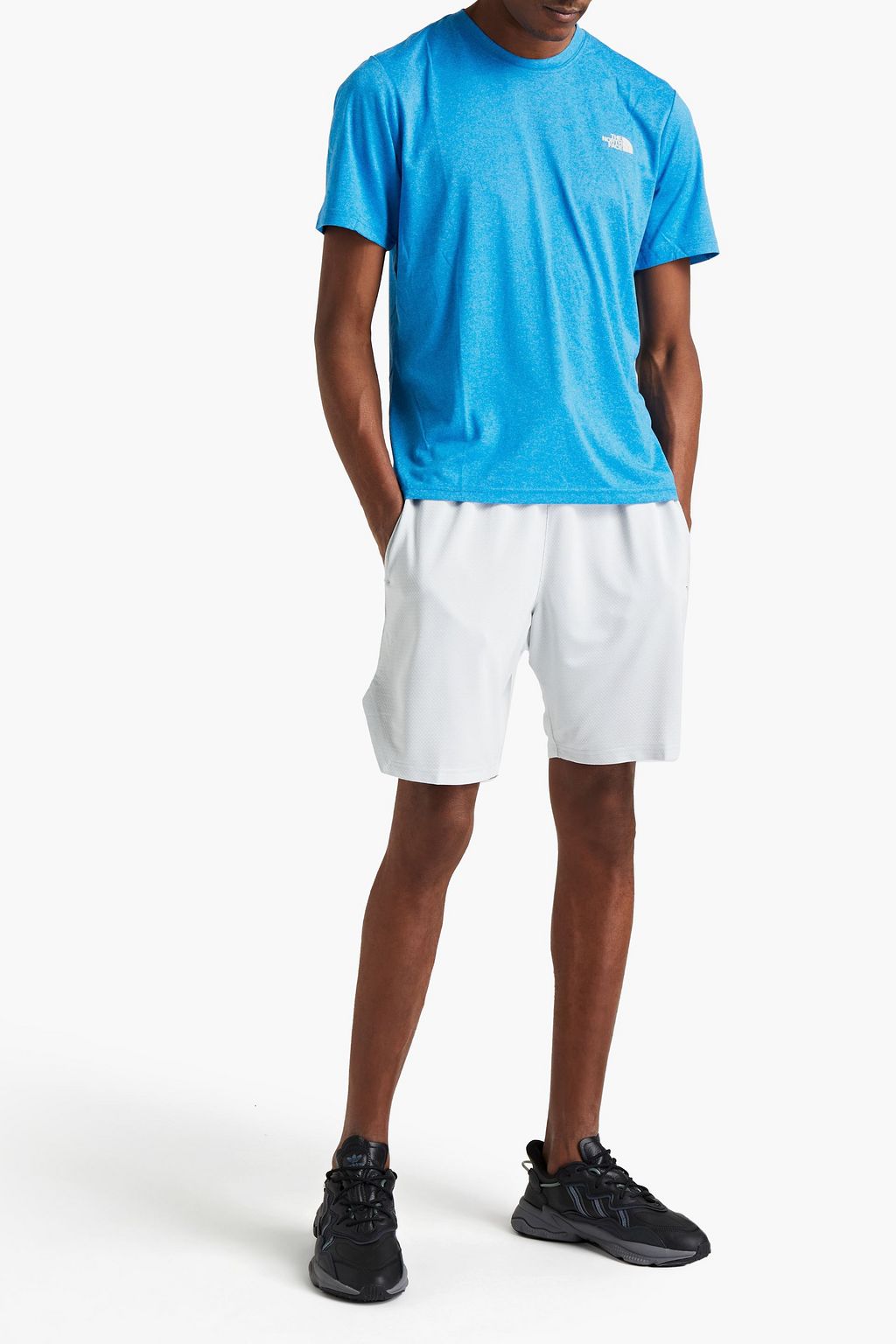 THE NORTH FACE Printed stretch-jersey T-shirt