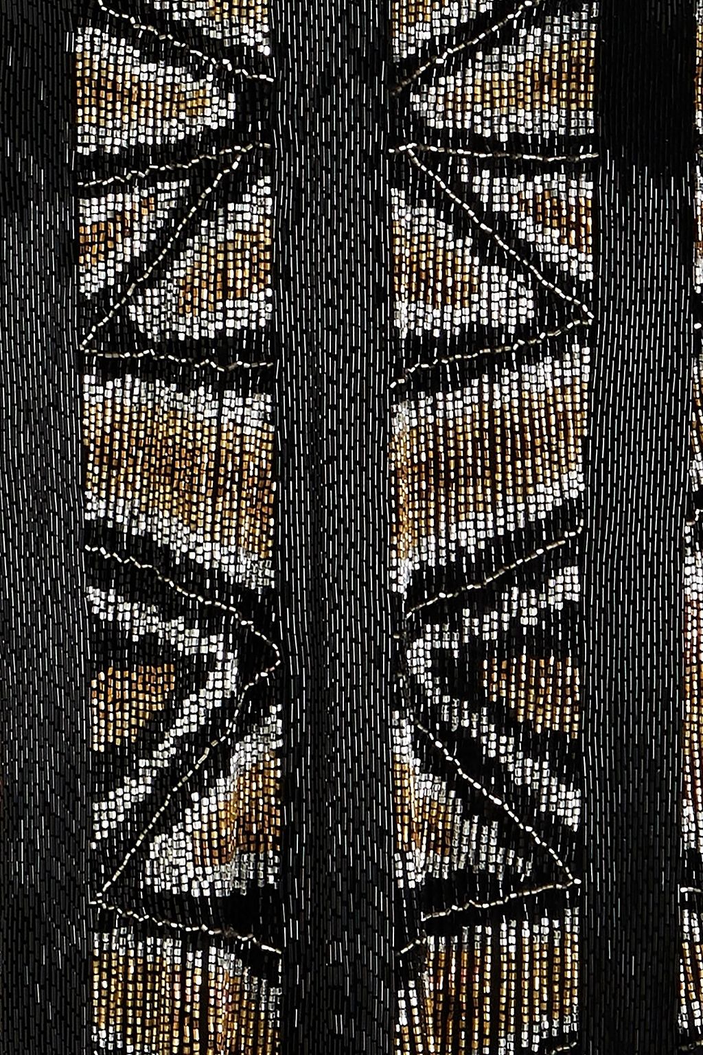 AMANDA WAKELEY Cutout bead-embellished tulle maxi dress