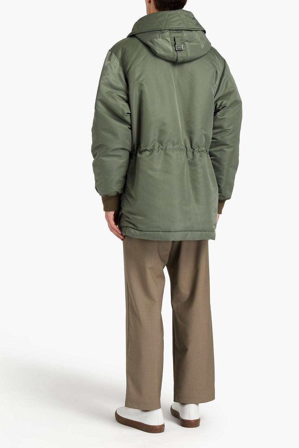YVES SALOMON Shearling-reversible shell hooded parka