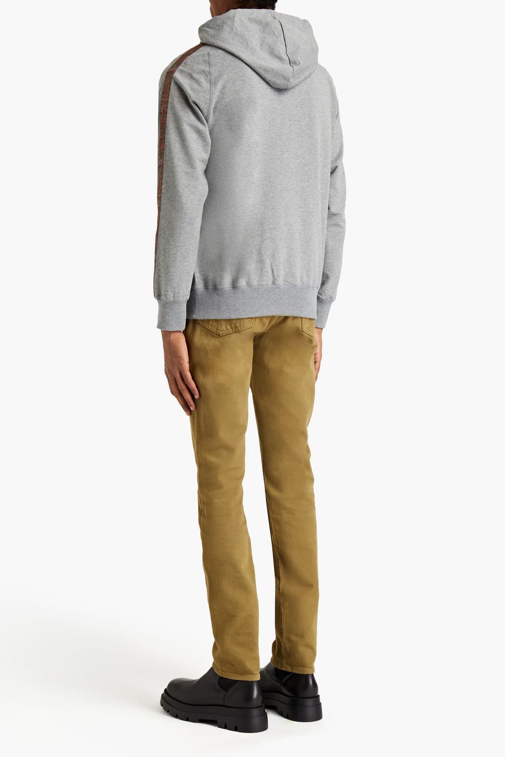 ETRO Printed French cotton-blend terry hoodie