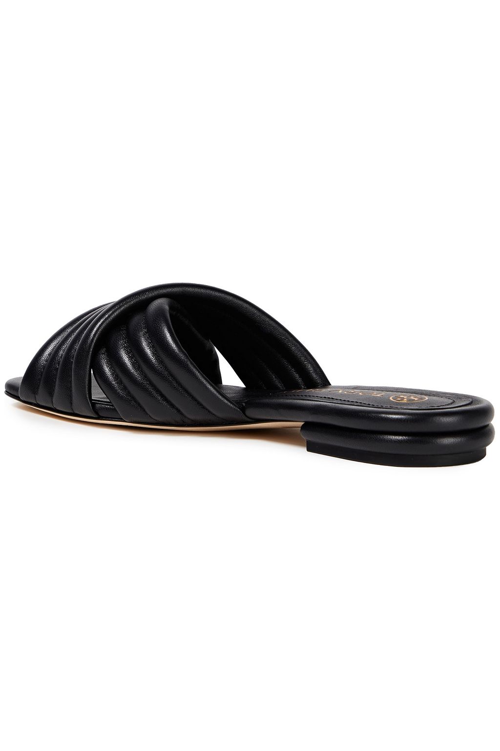 TORY BURCH Quilted leather slides