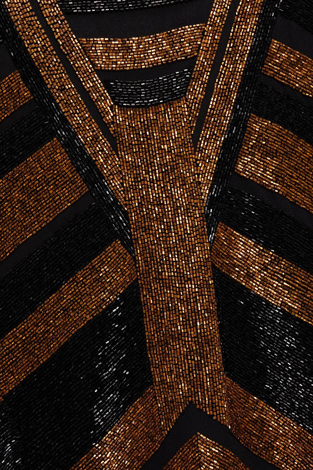 AMANDA WAKELEY Bead-embellished crepe de chine mini dress