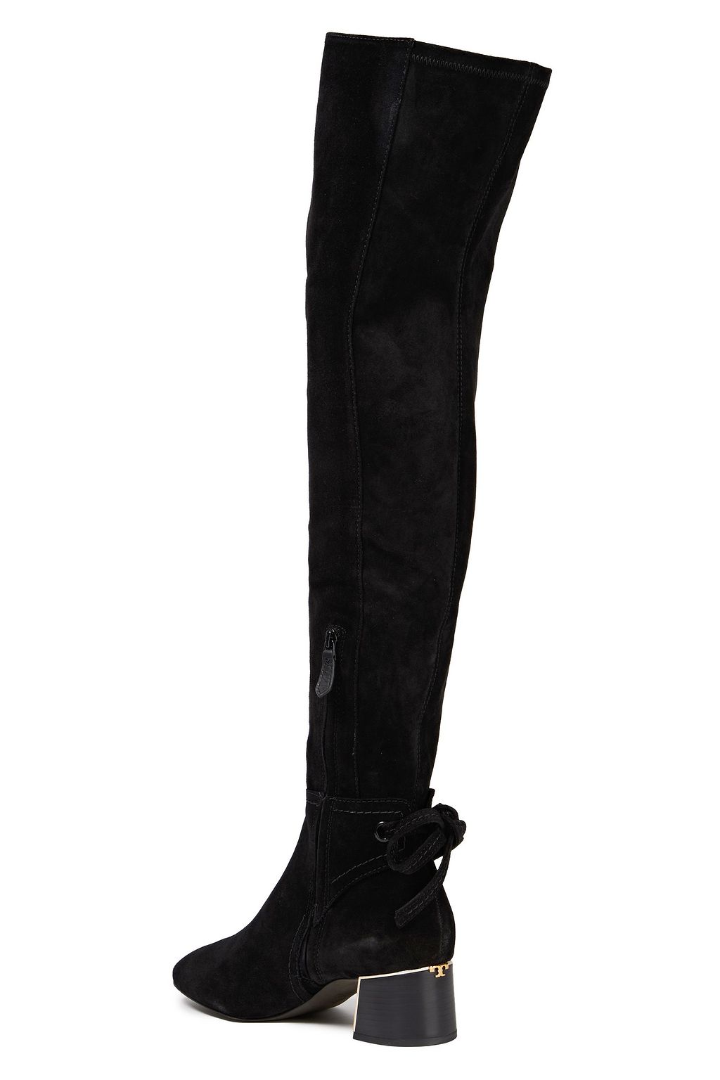 TORY BURCH Stretch-suede thigh boots