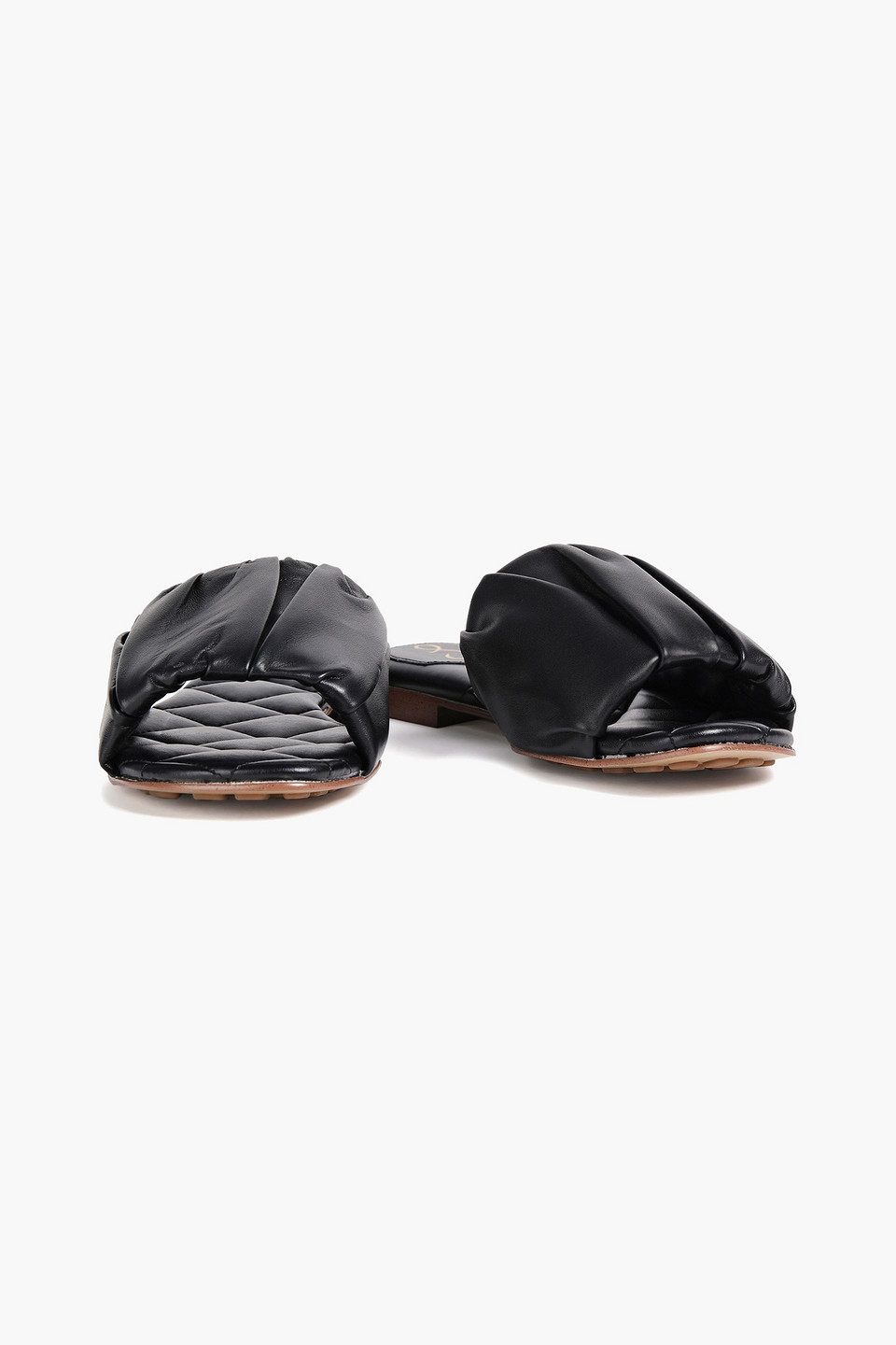 SAM EDELMAN QUILTED LEATHER SANDALS 3074457345627816212